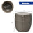 9.5 Gallon 4-in-1 Patio Rattan Cool Bar Cocktail Table Side Table
