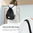 Drawstring Backpack String Bag Foldable Sports Sack with Zipper Pocket