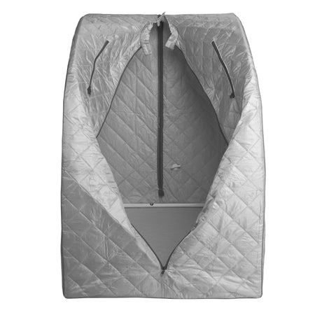 Portable Personal Therapeutic Spa Home Steam Sauna Weight Loss Slimming Detox (Gray Outline)