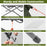 2-Person Camping Cot Tent Foldable Off-Ground Camping Combo for Adults
