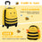 2 Pieces Kids Luggage Set on Wheels with Anti-Lose Rope and Retractable Rod-Yellow