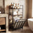 2-Tier Laundry Hamper with Tilt-out Basket-Black