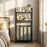 2-Tier Laundry Hamper with Tilt-out Basket-Black