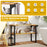 2-Tier Solid Teak Wood Bathroom Shelf with Towel Rack