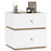 2-Drawer Modern Nightstand with Storage for Living Room Bedroom