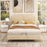 2-Drawer Modern Nightstand with Storage for Living Room Bedroom
