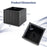 2-in-1 Outdoor Umbrella Base Planter Patio Umbrella Stand with Flower Box-Black