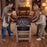 2-in-1 Swivel Game Table for Teens Adults-Brown