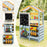 2 in 1 Wooden Mud Kitchen with Removable Water Box  and Storage Bag-Gray
