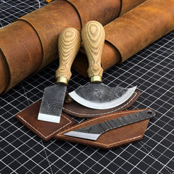 3-Piece Leatherworking Tool Set