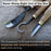 3-Piece Spoon Carving Set with Leather Roll