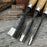 3-Piece Straight Rounded Chisel Set