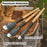 3-Piece Timber Framing Rounded Chisel Set