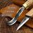 3-Piece Wood Carving Knife Set – Whittling Knife, Hook Knife & Leather Strop
