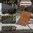 3 Pocket Leather Tool Roll for Chisels, Knives, and Small Hand Tools
