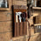 3 Pocket Leather Tool Roll for Chisels, Knives, and Small Hand Tools