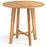 31.5 Inches Patio Dining Table with Slatted Tabletop and X-shaped Frame