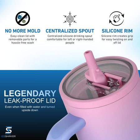 Ice Shaker Legend Series Stainless Steel Shaker Bottles