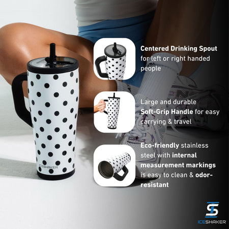 Ice Shaker Legend Series Stainless Steel Shaker Bottles