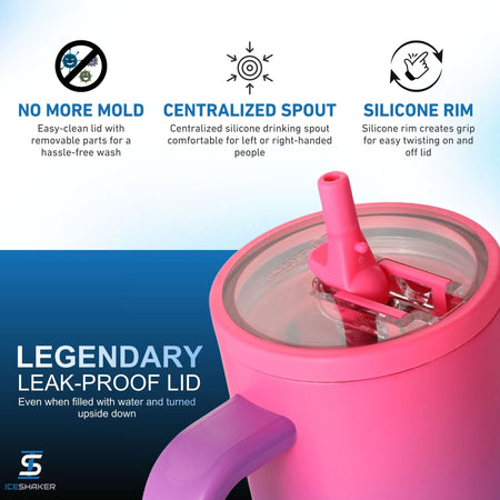 Ice Shaker Legend Series Stainless Steel Shaker Bottles