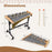 32 Note Marimba Aluminum Xylophone with Rubber Wood Base-Golden