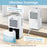 32 Pints 2000 Sq.ft Portable Dehumidifier for Home and Basement-White