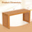 36 Inch Patio Bench All-Slat Acacia Wood Loveseat