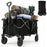 38 Inch 400 LBS Heavy-Duty Collapsible Wagon Cart with Adjustable Handle for Camping Garden-Black