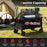 38 Inch 400 LBS Heavy-Duty Collapsible Wagon Cart with Adjustable Handle for Camping Garden-Black