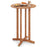 39 Inch Outdoor Acacia Wood Bar Table with Slatted Table Top