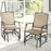 2 Pieces Patio Swing Single Glider Chair Rocking Seating