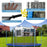 10Ft Replacement Weather-Resistant Trampoline Safety Enclosure Net