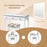 Vanity Dressing Table Set with Flip Top Mirror and 3 Drawers