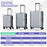 3-Piece Hardside Luggage Set (20/24/28 Inch) Lightweight with 3-Digital Lock