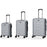 3-Piece Hardside Luggage Set Lightweight Hardside Suitcases with 8-Spinner Wheels