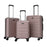 3-Piece Hardside Luggage Set Lightweight Hardside Suitcases with 8-Spinner Wheels
