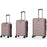 3-Piece Hardside Luggage Set Lightweight Hardside Suitcases with 8-Spinner Wheels