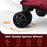3-Piece Hardside Luggage Set Lightweight Hardside Suitcases with 8-Spinner Wheels
