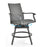 3 Pieces Swivel Bar Set with 4D Air Fiber Cushion