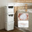 3 Pieces Plastic Storage Bins Stackable with Front Door and Side Handles-White