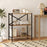 3-Tier Bookshelf with Heavy-Duty Metal Frame