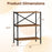 3-Tier Bookshelf with Heavy-Duty Metal Frame