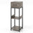 3 Tier Tall Plant Stand with Drawer Anti-tipping Devices-Gray