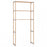 3-Tier Over The Toilet Storage Rack with Open Shelves-Gray