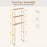 3-Tier Over The Toilet Storage Rack with Open Shelves-Gray