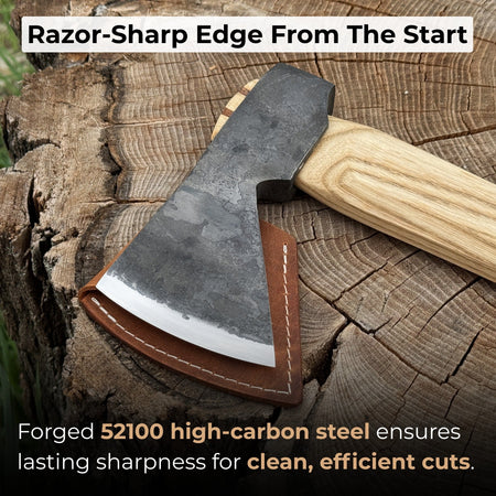 Bushcraft Axe – Camping Hatchet 0.74 kg 1.63 lb