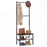 3-in-1 Hall Tree Freestanding Entryway Bench with Hooks
