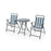 3 Pieces Outdoor Folding Chair Set Portable Folding Chair Set