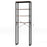 4-Tier Freestanding Over the Toilet Storage Rack-Rustic Brown