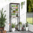 4-Tier Freestanding Over the Toilet Storage Rack-Rustic Brown